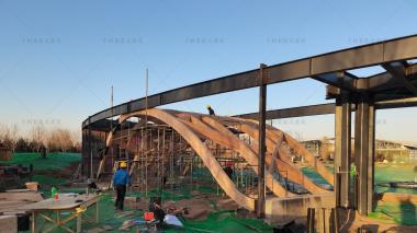 千樹(shù)承建河北園博園木結(jié)構(gòu)建筑在建中，敬請(qǐng)期待成品！